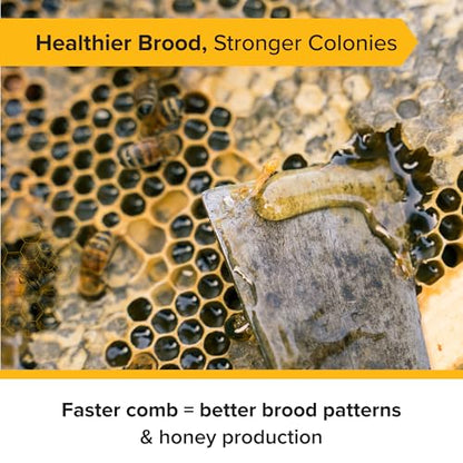Mann Lake 5 5/8" Waxed Yellow Rite-Cell Foundation Sheets, Made in the USA, BPA-Free, Food-Grade, Beeswax-Coated for Beehive Frames, Fits 6 5/8" Hive Bodies, Durable, Wax Moth Resistant, 100-Pack - color: Natural, size: 100 Count (Pack of 1)