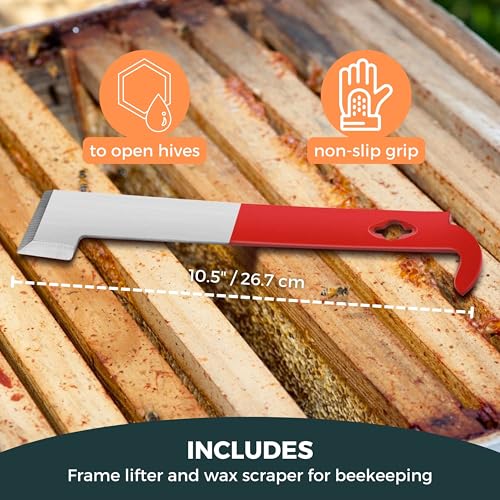 SunVara Bee Smoker Stainless Steel Heat Shield High Standard 11" - style: Smoker