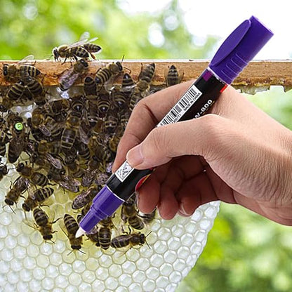 Queen Bee Marking Pen,8 Piece Beekeeping Pen - Bee Tools for Beekeeping | for Beekeeper Honey Beginners Orchard Farm Garden Patio Courtyard Outdoor Home