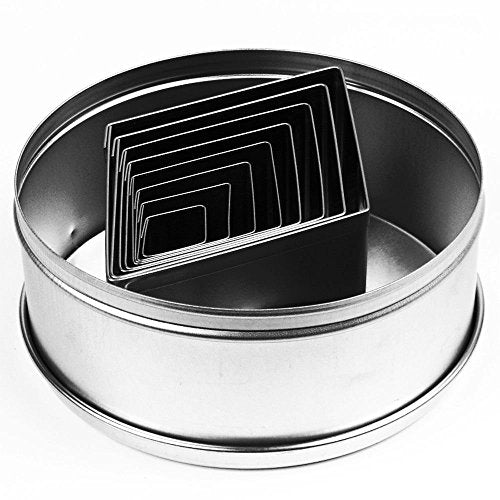 Ateco 8pc Stainless Steel Diamond Shaped Cutter Set - size: Plain Edge, style: #5259 Diamond, 8 pcs
