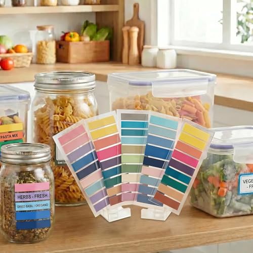 1000 PCS Book Tabs for Annotating, Morandi Sticky Index Tabs, Transparent Page Markers for Reading Notes, Writable & Repositionable Multi-Colored Book Flags for Notebooks & File Classifying (5 Sets) - color: 1000pcs-5 Sets Stickers