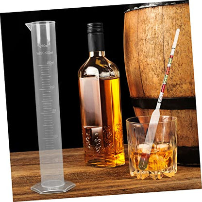 2 Sets Home Brew Hydrometer Kit Round Cylinder Triple Scale Alcohol Meter for Wine Making Beginners - color: 2