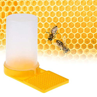 2 Pack Bee Feeder Beehive Beekeeping Water Dispenser Drinking Beekeeping Equipment Honey Beehive Entrance Feeder Beekeeper Tools (2)