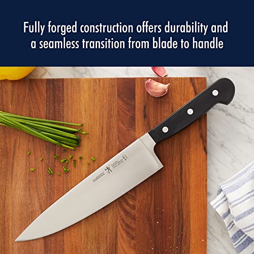 Henckels Classic 3-Pc Starter Chef Knife Set, Razor-Sharp German Engineered | Fully Forged Construction Provides Balance with Traditional Triple-Rivet Handles Enables Comfortable Easy Cutting. - style: Kitchen Knife Set