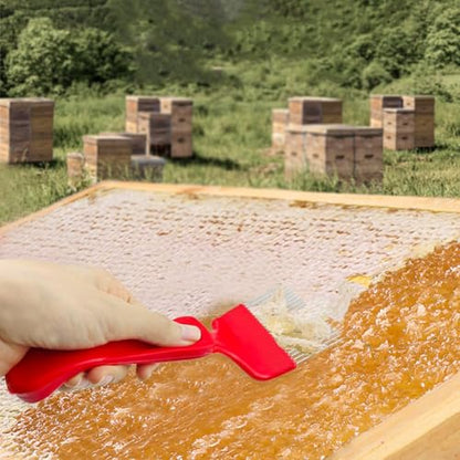 Bee Keeping Uncapping Fork with 18 Tines Stainless Honey Extractor Equipment Hive Tool,Beekeeping Uncapping Tub Honey Extraction Kit (2Pcs) - size: 2Pcs