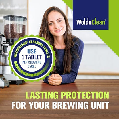 WoldoClean Cleaning Tablets for Fully Automatic Coffee Machines 10x 2g - Compatible with Breville, DeLonghi, Jura, Philips, Miele & Gaggia - size: 10 Count (Pack of 1)