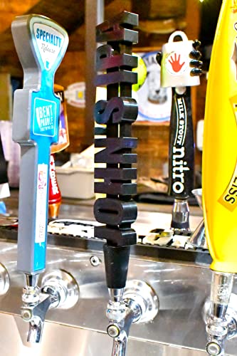 Custom Beer Tap Handle, Personalized Keg Handle for Kegerator and Craft Beers, Suitable for Home Brew, Bars, Kegs and Drafts - Blue - color: Blue