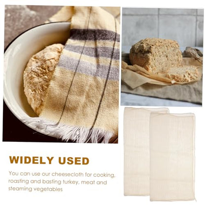 Healifty 6Pcs Reusable Tofu Cloth for Straining Draining and Cooking Practical Cheesecloth for Homemade Tofu Juicing and Steaming Vegetables