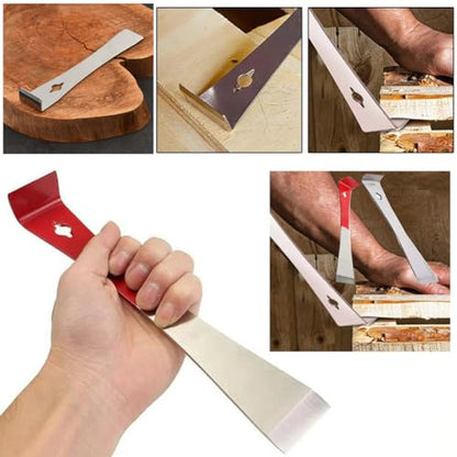 2 Pack Flat Pry Bar Crowbar Hive Scraper Tools Stainless Steel Bee Hive Hand Tool Prybar Utility Claw Bar for Prying Lifting Scraping Pulling Woodworking Beehives Beekeepers Painters Remolding