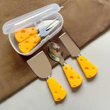 BUDOME Cheese Knife, 5 Piece Cheese Knives Set, Mini Premium Stainless Steel Cheese Knife Set, Cheese Knives for Charcuterie Board - Charcuterie Boards Accessories