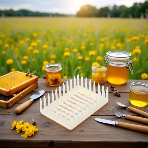 Jowxsx White Plastic Queen Marker Cage Clip Bee Catcher Beekeeper Beekeeping Tools Equipment Beekeeping Supplies