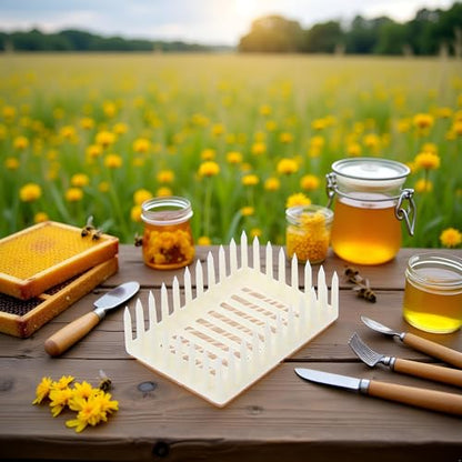 Jowxsx White Plastic Queen Marker Cage Clip Bee Catcher Beekeeper Beekeeping Tools Equipment Beekeeping Supplies