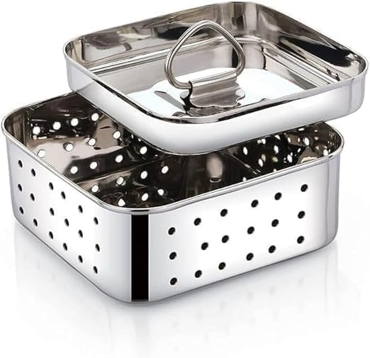 Stainless Steel Paneer Press & Cheese Maker | 450ml Homemade Paneer, Tofu & Soft Cheese Press | Rust Resistant, Dishwasher Safe | Easy Clean Kitchen Tool