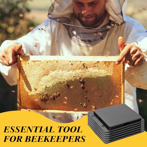 50 PCS Hive Beetle Catchers, Reusable Black Plastic Beekeeping Supplies, Beekeeping Tools for Farm & Apiary Care