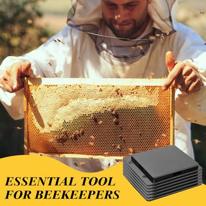 50 PCS Hive Beetle Catchers, Reusable Black Plastic Beekeeping Supplies, Beekeeping Tools for Farm & Apiary Care