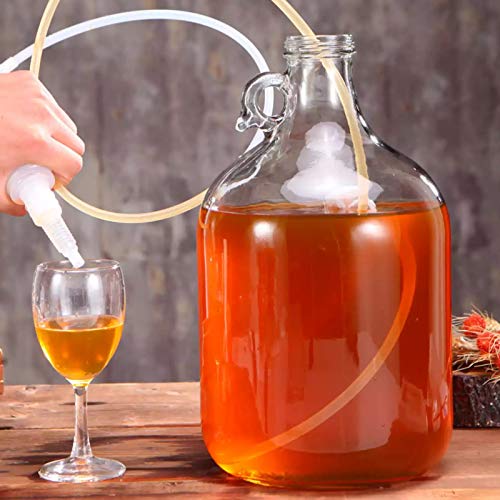 2 Pack 6.3 ft Siphon Tube Pipe Hose For Homemade Wine Beer Making Brewing Equipment by MUGLIO