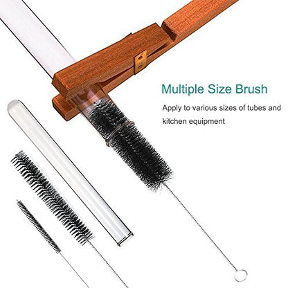 LOVEINUSA Straw Cleaner Brush, 10 Pieces 8.2 Inch Bottle Brush, Nylon Tube Brushes Kit for Reusable Drinking Straws, Sippy Cup, Tumbler, Water Bottle - color: 10pcs
