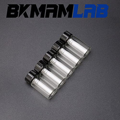 30ml Clear Small Glass Vials 30pcs with Screw Caps(30pcs) - color: Clear, size: 30ml 30pcs