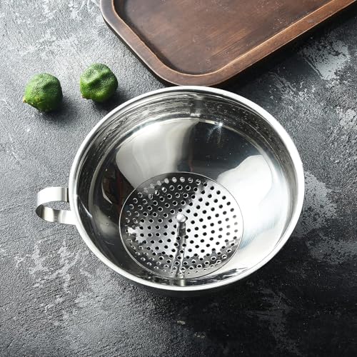 Canning Funnel with Strainer for Wide and Regular Mason Jars - Wide-Mouth Funnels for Kitchen Use - Canning Supplies Kit - Stainless Steel - 3 Pack (Small and Large)