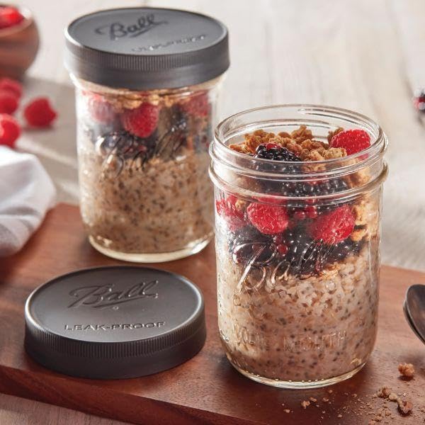 Ball Mason Jar Leak-Proof Lids, Regular Mouth, 6 CT (Pack of 24) - color: Regular, size: 6 Count (Pack of 24)