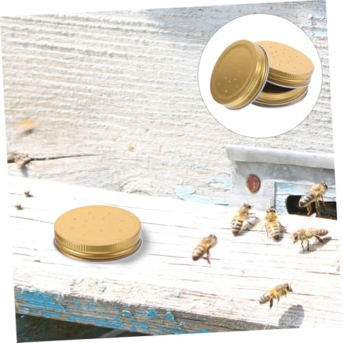 POPETPOP 4pcs Bee Water Stations Beehive Lid Beehive Waterer for Beekeeper Use Hive Tool Beekeeping Kit Efficient Bee Feeding