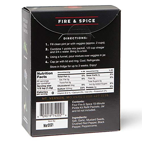 Fire & Spice Pickle Kit Refill