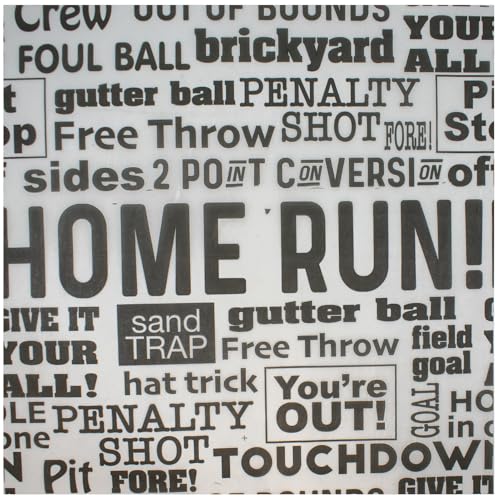 MADE IN USA 1,000 Sheets of Grease-Resistant Food Grade Waxed Kraft Deli Tissue Paper, 12" X 12" (Vintage Sports Bar Print) - color: Vintage Sports Bar Print