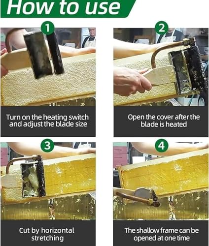 Electric Heated Uncapping Knife and Honey Cutter for Efficient Beekeeping Honey Extraction