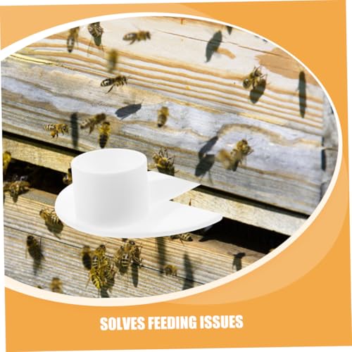 POPETPOP 10pcs Beehive Feeding Station Bee Waterer Beekeeping Equipment Bee Feeders Water Dispenser Outdoor Tool for
