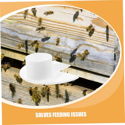 POPETPOP 10pcs Beehive Feeding Station Bee Waterer Beekeeping Equipment Bee Feeders Water Dispenser Outdoor Tool for