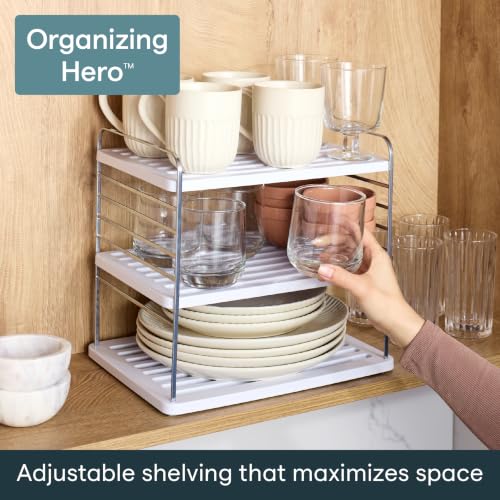 YouCopia UpSpace Cabinet Box Organizer Large, Adjustable Foil Wrap Shelf - size: Large Premium