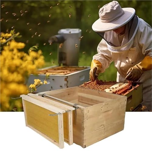Beehive Frame Holder Reliable Bee Hive Frame Grip Beekeeping Frame Stand Supplies Tools Hive Support Bracket Rack Sturdy Garden Accessories Silver for Beekeeper Beekeeping
