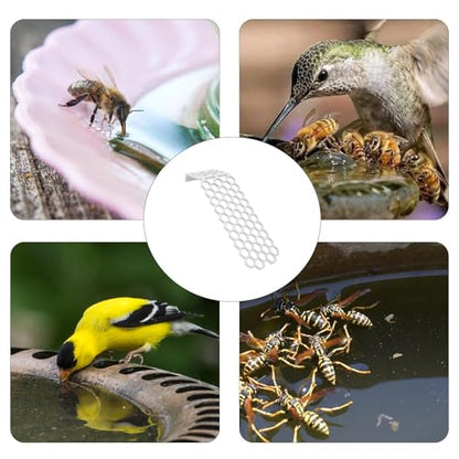 Bee Waterer Ladder,Beehive-Shaped Butterfly Waterer | Outdoor Bee Watering Station | for Pool Courtyard Garden Pond Patio Lawn Porch Pathway Balcony - color: White