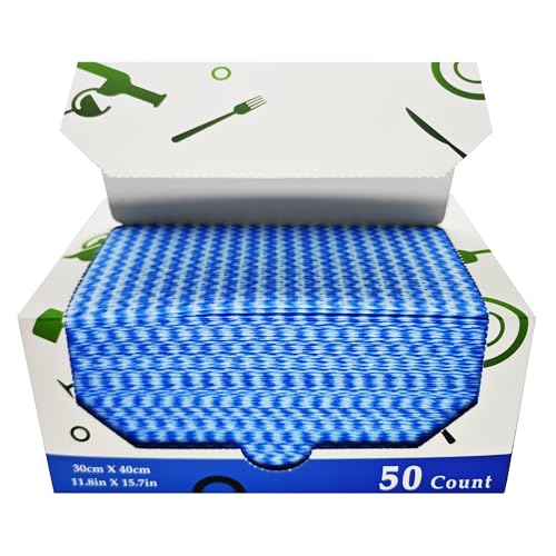 Reusable Cleaning Cloths,50 Count,Thickened Heavy Duty Wipes | Kitchen,Bathroom,Car-Multi-purpose Cleaning Towels - style: 50 Count (Pack of 1)