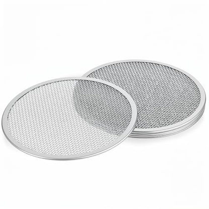 5 Pack Sprouting Lids, 316 Stainless Steel Screen Filter Strainer Lid for 86mm Wide Mouth Mason Jar, Mason Jar Sprouting Lids, Regular Mouth Mesh Bean Sprout Sieve Lid for Bean, Alfalfa, Broccoli