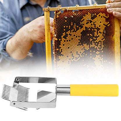 Stainless Steel Beehive Knife Scraper, Honey Uncapping Scraper, Honeycombs Honey Fork for Beekeeping Equipment