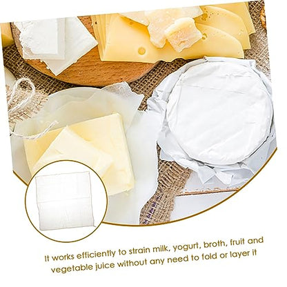 Healifty 6Pcs Reusable Tofu Cloth for Straining Draining and Cooking Practical Cheesecloth for Homemade Tofu Juicing and Steaming Vegetables