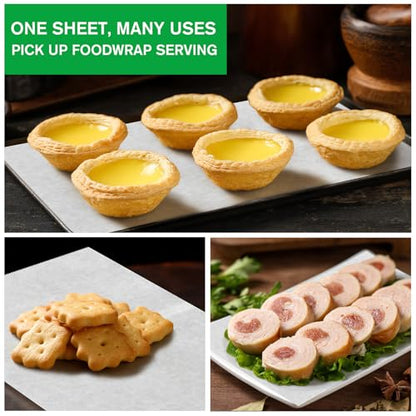 EcoDispose 2000 Count 10" x 10-1/2" Precut Pop Up Deli Paper Sheets, Interfolded Heavy Duty Oil-Resistant White Paper for Bakery, Food Wrap, Serving, Oven, Air Fryer & Microwave - color: White, size: 10"x10.5"inch