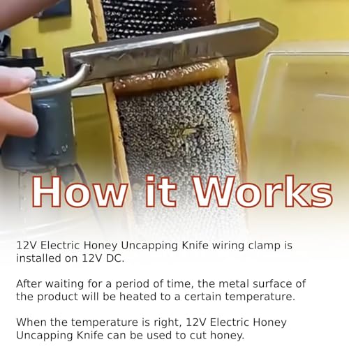 Beekeeping Tools Stainless Steel Uncapping Knife 12V Uncapping Knife Beekeeping Supplies