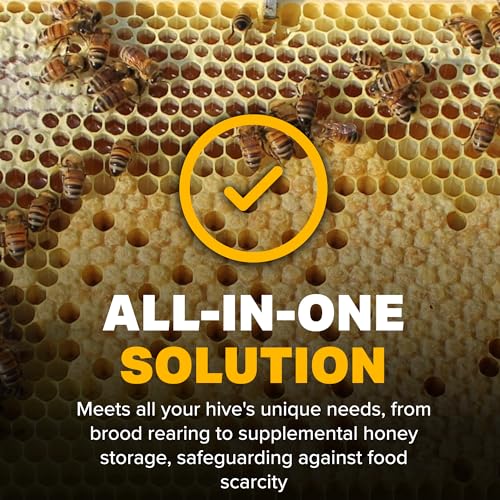 Mann Lake Pro-Sweet Liquid Bee Feed, Prevents Crystallization & Fermentation, Ideal for Nectar Dearth and Cool Seasons, Beekeeper Essential, Healthy Colony, 2.5-Gallon Jug - size: 318 Fl Oz (Pack of 1)