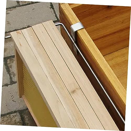 3pcs Beehive Frame Holder Beekeeping Tool Stainless Steel Rack Shelf Storage