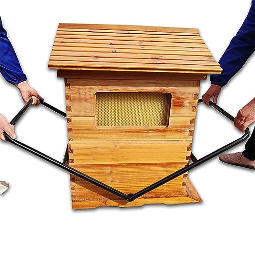 Hive Carrier for 10 Frame / 8 Frame Bee Hive Boxs Hive Tool Beekeeping Hive Mover Suitable for Deep/Medium/Shallow Super Box as Honey Bee Hive Starter Kit