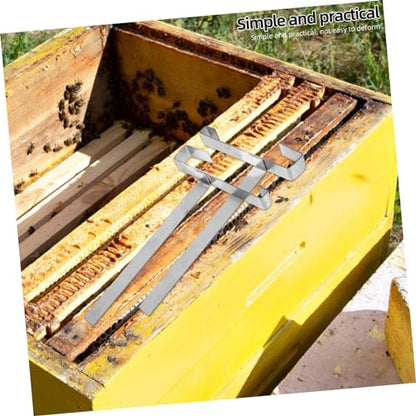 HEMOTON Stainless Steel Beekeeping Frames Beehive Nesting Spleen Shelves Beekeeper Supplies Professional Beekeeping Racks