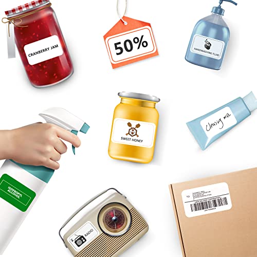 2"×4" Shipping Labels 300 Labels Sticker Paper for Laser/Ink Jet Printer mailing Labels 8.5"×11" White 10 per Sheet - size: 2"×4"(10-up), style: 30 sheets