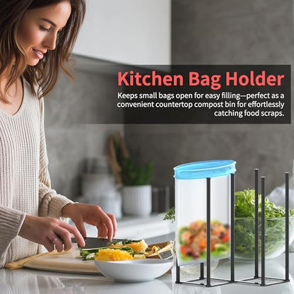 Collapsible Bottle Drying Rack, Baby Bottle Drying Rack, Foldable Cup Draining Holder, Retractable Reusable Silicone Bag Dryer with Non-Slip Bottom - Stainless Steel (Black) - color: Black