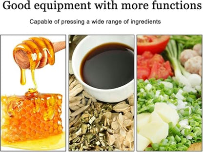 Fruit Wine Press 12L Grape Press for Wine Making Wine Press Machine W/Dual Stainless Steel Barrels Wine Cheese Fruit Vegetable Tincture Press~/