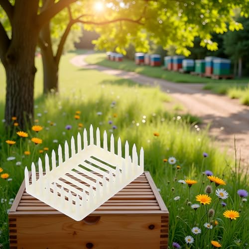 White Plastic Queen Marker Cage Clip Bee Catcher Beekeeper Beekeeping Tools Equipment Beekeeping Supplies Farm and Ranch, Patio, Lawn for Garden