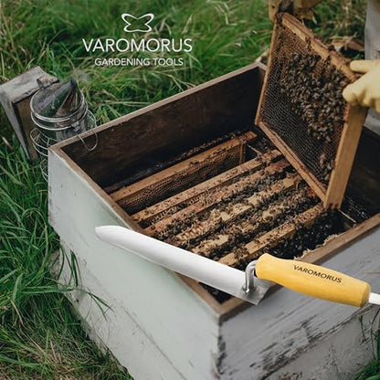 Varomorus 11" Stainless Steel Beekeeping Hot Knife Uncapping Decapping Bee Honey Equipment Bee Hive Hand Tool 12V/70Wt