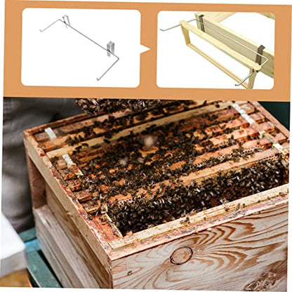 Mipcase Beekeeping Frame Holder Portable Metal Beehive Stand Adjustable Height for Easy Hive Maintenance Beekeeper Tool for Storing Frames