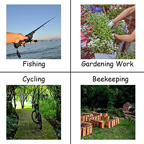 Bee Keeping Beekeeper Veil hat gnats Insect Bug Mosquito Fishing Gardening Cap with Head net Netting mesh Hood for Men Women - color: Dark Gray